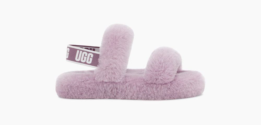 Ugg Oh Yeah - Kids Slides - Purple - NZ (6280GDWMJ)